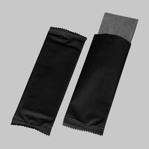 不織布おしぼり レーヨン黒おしぼり180×220(ALL BLACK) [ケース販売]画像