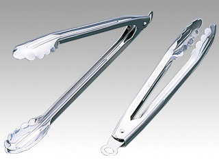 18-0ストッパー付万能トング4384 中画像