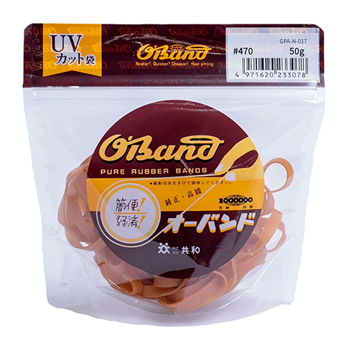 ｵｰﾊﾞﾝﾄﾞ #470 内径114.5mm 50g入 透明袋 1袋