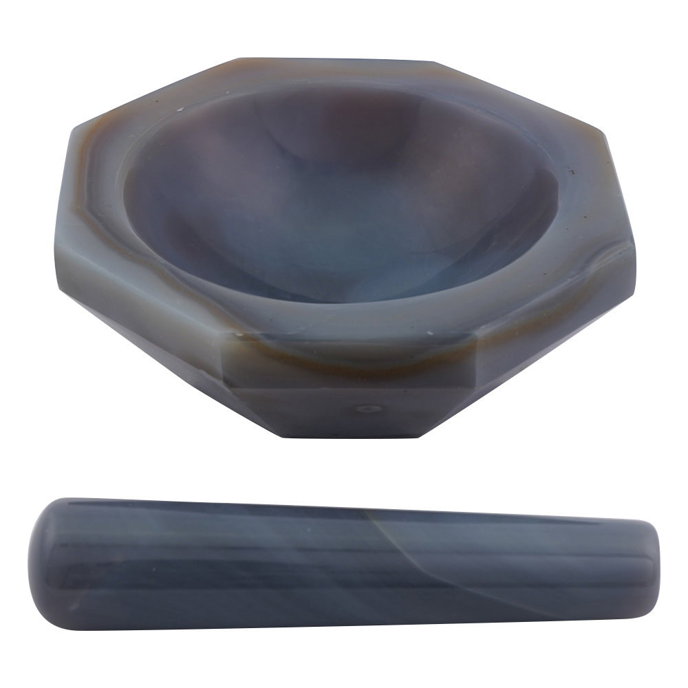 メノー乳鉢（浅型）φ120×φ150×40mm 乳棒付き