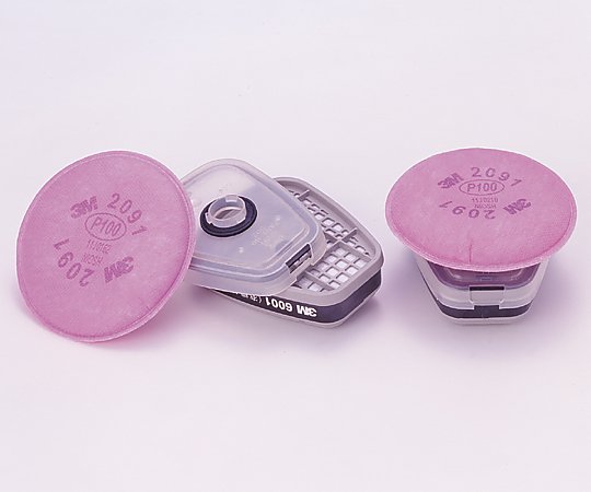 防毒マスク 交換用吸収缶・ろ過材セット 有機ガス 1組（2個入）画像