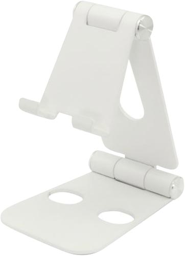 スタンドに乗せたまま充電　角度調整可スタンド　ＷＨ画像