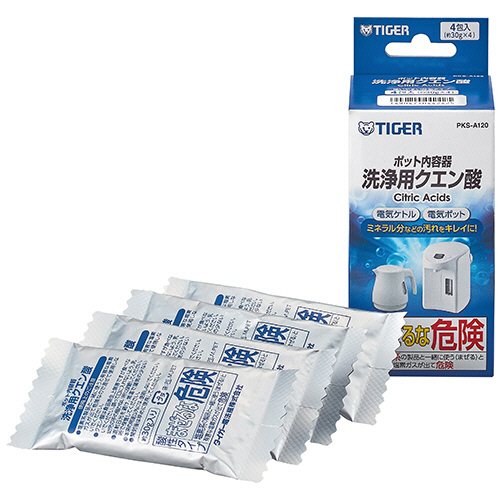 電気ﾎﾟｯﾄ内容器 洗浄用ｸｴﾝ酸 30g/包 1箱(4包)