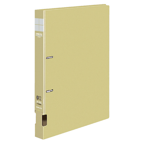 DﾘﾝｸﾞﾌｧｲﾙS型再生PP表紙A4 2穴 200枚 20mmとじ 背幅34mm黄 1ｾｯﾄ(10冊)画像