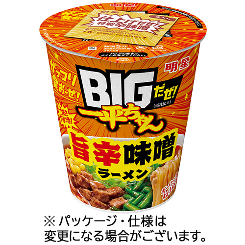 BIGだぜ!一平ちゃん 旨辛味噌ﾗｰﾒﾝ 99g 1ｹｰｽ(12食)