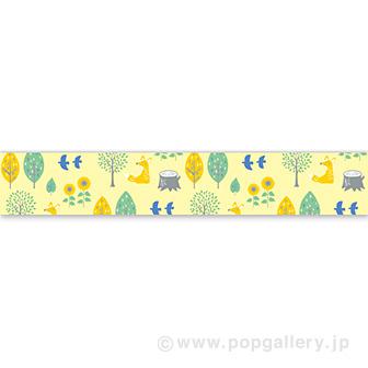 ラウンドシートS 夏パターン（北欧風）画像