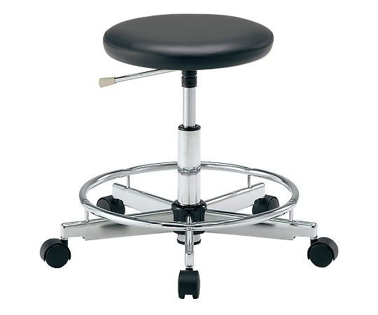 カラフルラウンドチェア　ブラック画像