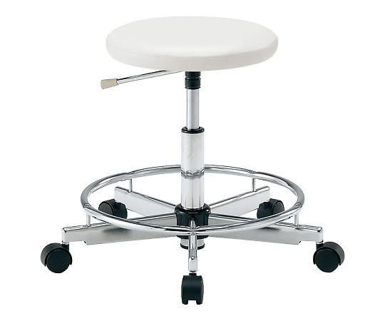 カラフルラウンドチェア　ホワイト画像