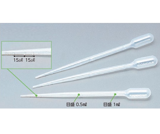 （小分け）尿沈渣用スポイト　1袋（50本入）画像