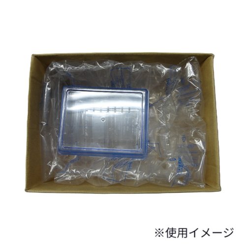 緩衝材 エアークイックαフィルム Pα205 250M巻 トヨコン 長さ250Mの巻き状態で、気泡が整然と並んだフィルムの表面