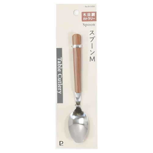 木目調カトラリー スプーンM画像