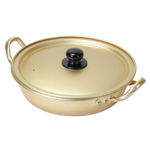 調理道具 韓味家 アルミ製ラーメン鍋22cm パール金属 [ケース販売]