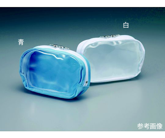 前面透明ポシェット　白　フリーサイズ画像