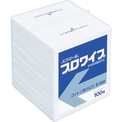 ｴﾘｴｰﾙ ﾌﾟﾛﾜｲﾌﾟ ｺｯﾄﾝRｸﾛｽ S100 1ｹｰｽ(3000枚100枚×30ﾊﾟｯｸ)画像