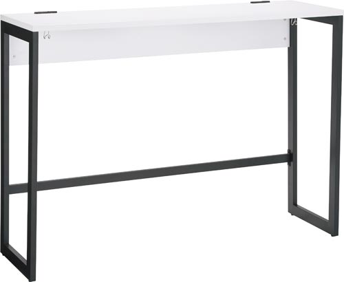 リスムハイデスクＷ１５００　黒脚　ホワイト