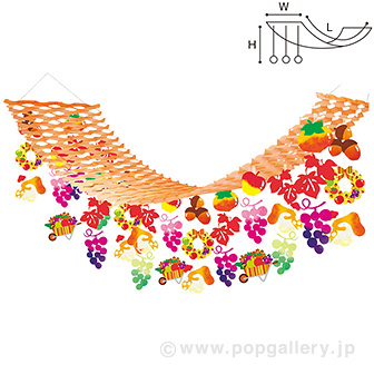 とれたて味覚プリーツハンガー画像