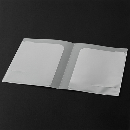 ｸﾘｱﾎﾟｹｯﾄﾎﾙﾀﾞｰ A4ﾀﾃ(見開きA3) 2ﾎﾟｹｯﾄ 1枚画像