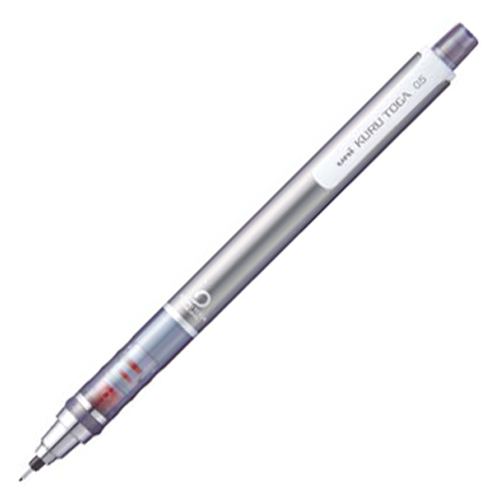 シャープペンシル　クルトガ　スタンダードモデル　0.5mm　(軸色:シルバー)　1本