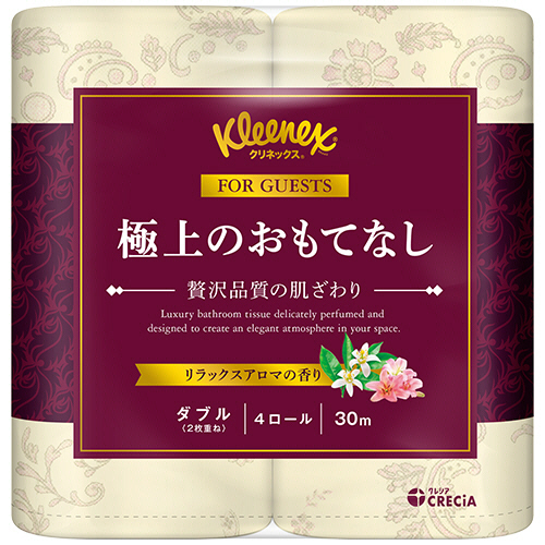 ｸﾘﾈｯｸｽ 極上のおもてなし ﾀﾞﾌﾞﾙ 30m 1ｾｯﾄ(40ﾛｰﾙ:4ﾛｰﾙ×10ﾊﾟｯｸ)画像