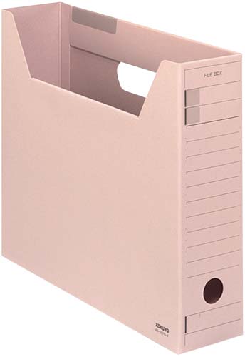 ファイルボックス　Ｆタイプスリム　Ａ４横　桃　５個画像
