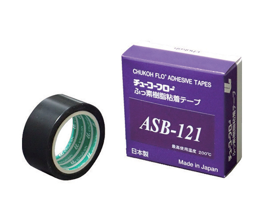 帯電防止フッ素樹脂フィルム粘着テープ ASB-121 0.08t×25w×10m画像