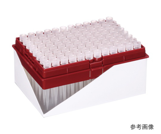 100μL ハイパーフィルターチップ 交換プレート 滅菌 1箱（96本×10プレート入）画像