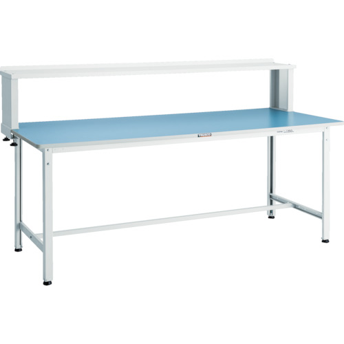 BER型軽量作業台 1500×750 上棚付 ﾎﾜｲﾄ 1台画像