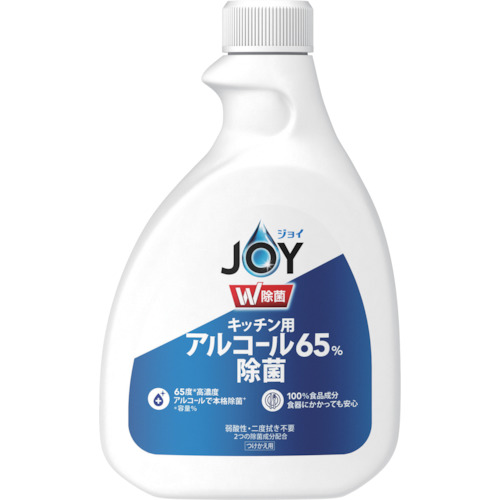 Ｐ＆Ｇ　ジョイ　Ｗ除菌　スプレー　キッチン用　６５％アルコール　付替　３５０ｍｌ画像