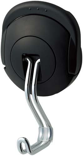 超強力マグネットフック〈タフピタ〉１０ｋｇ　黒×３