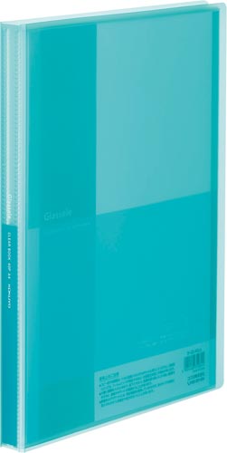クリヤーブックグラッセルＡ４　４０枚　水色×１０画像