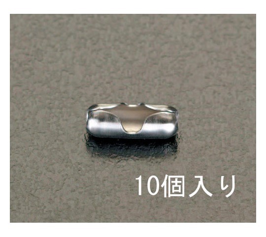 2.3mm用 ﾎﾞｰﾙﾁｪｰﾝコネクター(ｽﾃﾝﾚｽ製/10個)画像