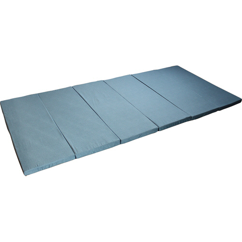 どこでもﾏｯﾄﾚｽ 六つ折り ﾈｲﾋﾞｰ S(97×210cm) 1枚