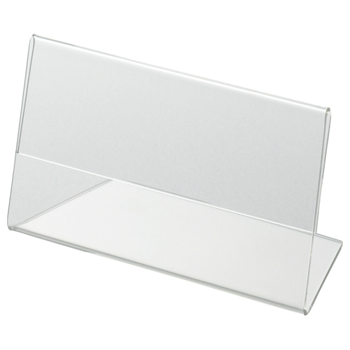 アクリル製カード立て　L型　小　110×61mm　1セット(10個)画像