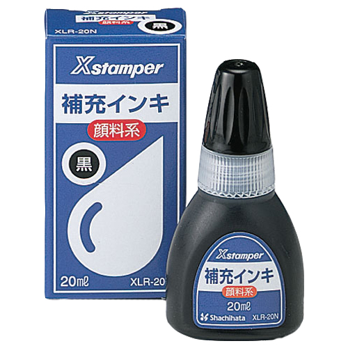 Xｽﾀﾝﾊﾟｰ 補充ｲﾝｷ 顔料系全般用 20mL 黒 1個
