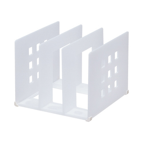 仕切りラック　Ｌサイズ　乳白画像