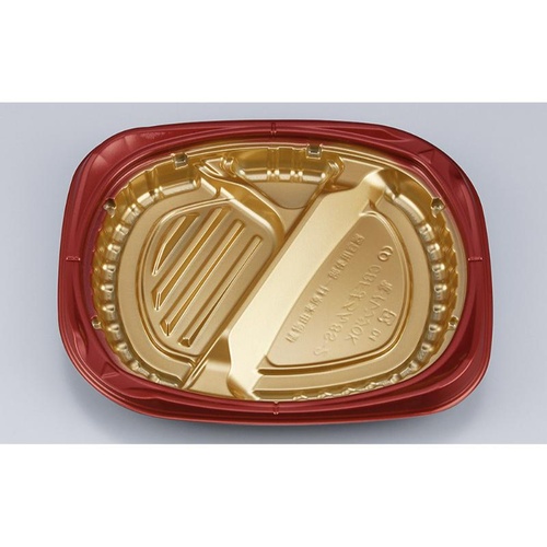 シーピー化成 弁当容器 CBFまろん8S-2 GR 本体画像