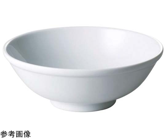 シノワ白磁 丸玉渕丼 25cm