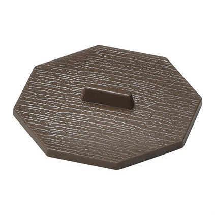 M11-640 耐熱むし椀(小)用 蓋 茶画像