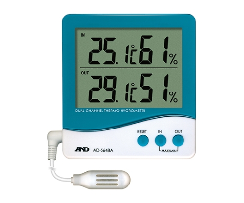 外部センサー付き温湿度計（内部・外部温度湿度センサー付）画像