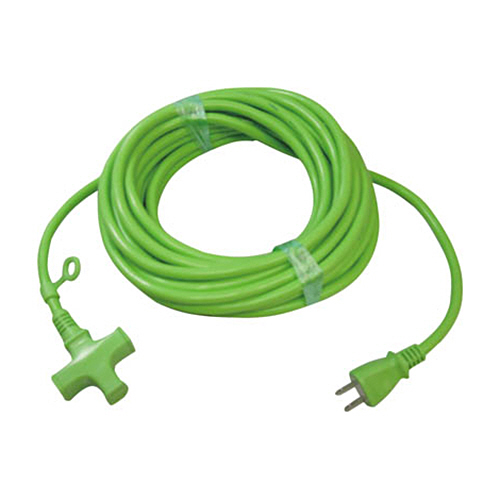 3個口 ｿﾌﾄﾀｲﾌﾟ延長ｺｰﾄﾞ 15A 10m ｸﾞﾘｰﾝ 1本画像