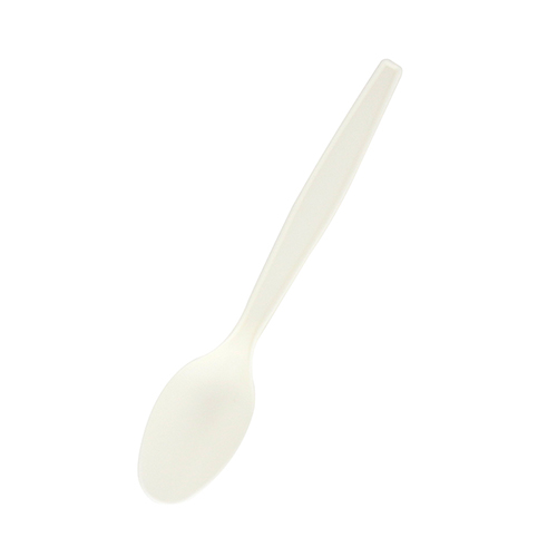 SWAN 惣菜用スプーン バイオ入 160mm 個包装 白 100本画像