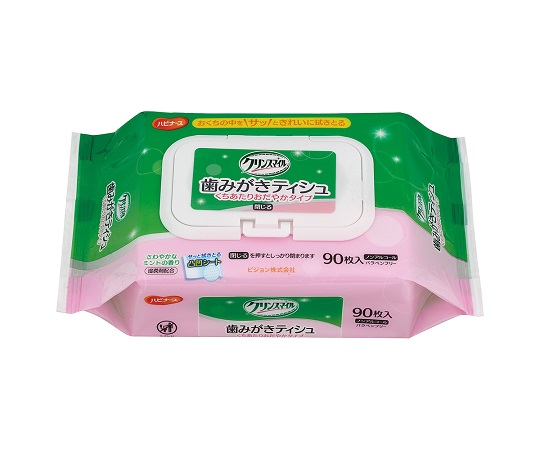 クリンスマイル歯みがきティシュ　90枚入　くち当たりおだやかタイプ画像