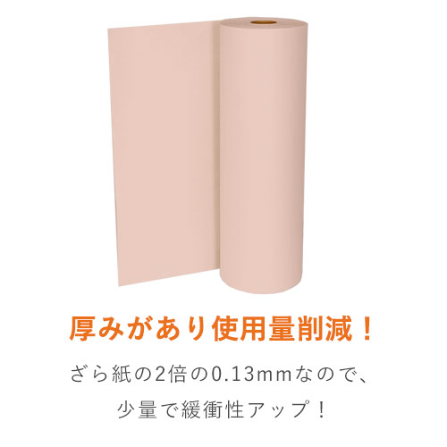 使用量がわかりやすい！ミシン目入りのボーガスペーパー緩衝材
