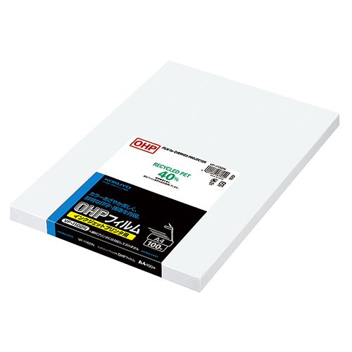 OHPﾌｨﾙﾑ(ｲﾝｸｼﾞｪｯﾄﾌﾟﾘﾝﾀ用) A4 1冊(100枚)画像