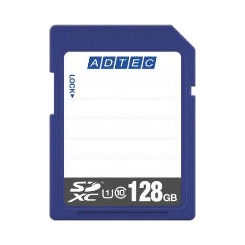 SDXCメモリカード　128GB　UHS-I　Class10　インデックスタイプ　1枚画像