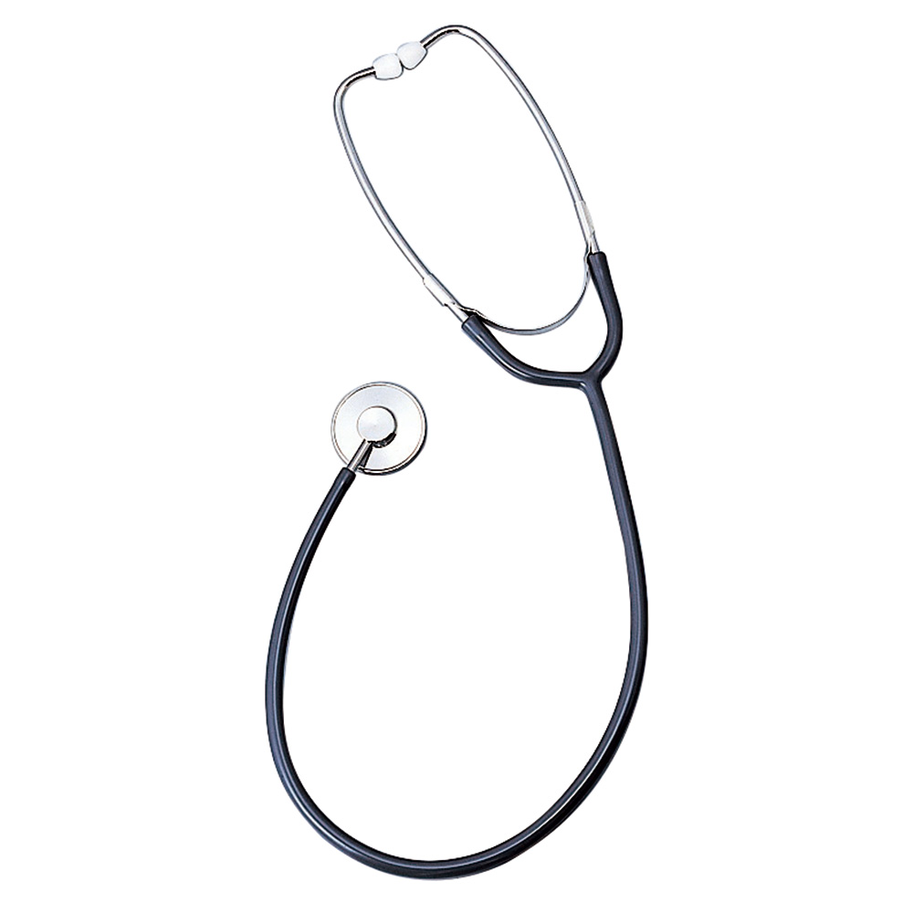 聴診器 外バネ式 ダブル グレー画像