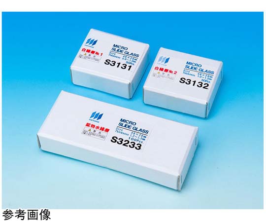 スライドグラス 鉱物用水縁磨 100枚入画像