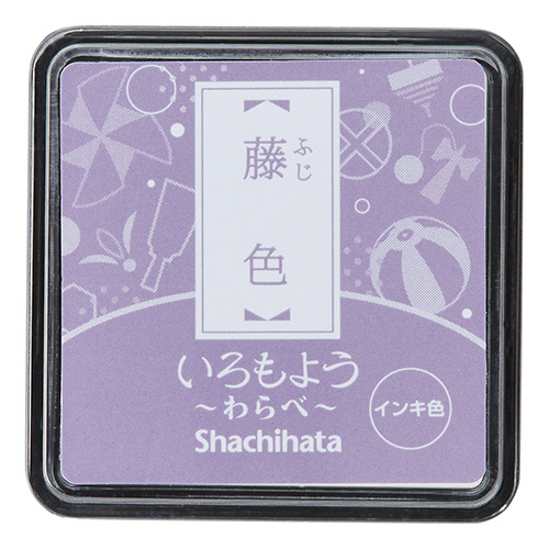 いろもよう わらべ ｽﾀﾝﾌﾟﾊﾟｯﾄﾞ 藤色(ふじいろ) 1個画像