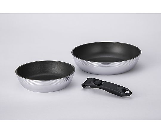 キャストバリウス ガス火用 取っ手のとれるフライパン 1セット（3点入）