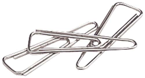 Ｖゼムクリップ大　シルバー　１箱（約５００本入）